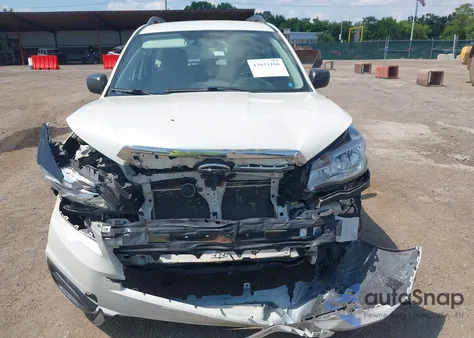 2017 Subaru Forester 2.5I z USA, uszkodzony, nr VIN JF2SJABC8HH493895